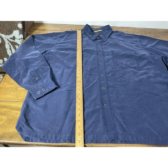 Royal Robbins Men’s Size XXL Blue Long Sleeve Button Up Modal Blend - Picture 8 of 11